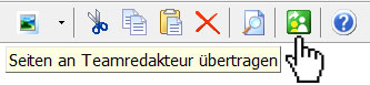 Teamwork  Inhalte übertragen
