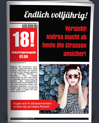 Zeitungsvorlage 18